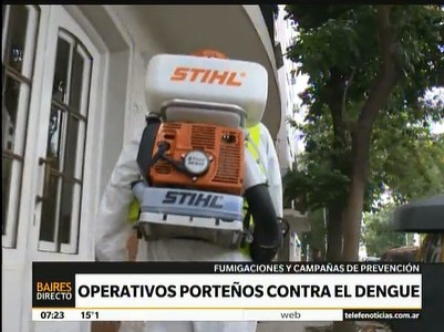 Operativos porteños contra el dengue