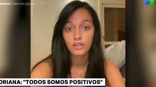 El mensaje de Oriana Sabatini contando los síntomas del coronavirus