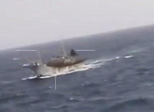 Prefectura hundió un barco pesquero chino