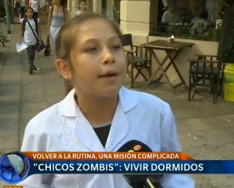 "Chicos zombis": vivir dormidos