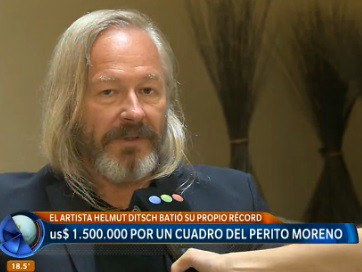 Pagan 1.500.000 dólares por un cuadro del Perito Moreno