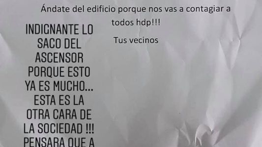 Es farmacéutico y sus vecinos lo amenazaron por miedo a que los contagie