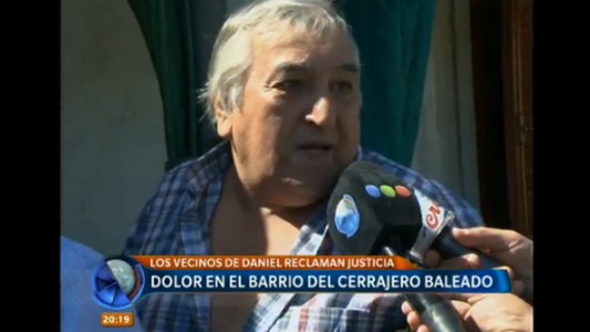 Dolor en el barrio del cerrajero baleado