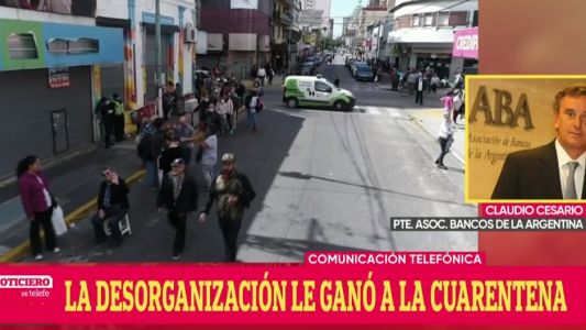 Presidente de Asociación de Bancos: "Si no sos jubilado, no vayas"