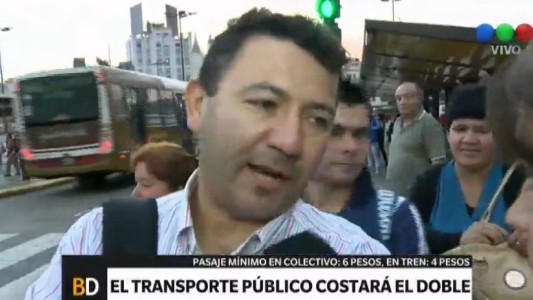 La preocupación de los usuarios del transporte público