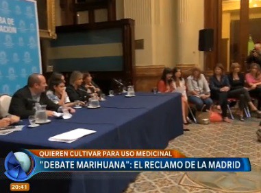 "Debate marihuana": el reclamo de La Madrid