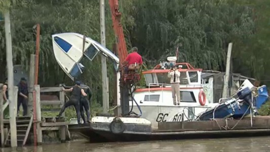 Choque de lanchas: sigue la desesperada búsqueda del hijo de Storani