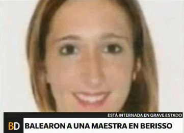 Berisso: balearon a una maestra en un intento de robo