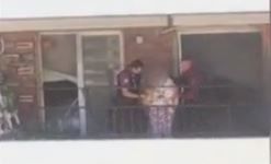 Rescataron a una nena de un incendio en el piso 21 de un edificio de Colegiales