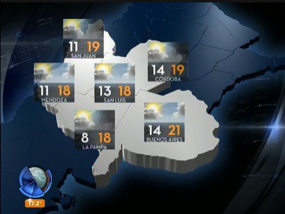 Nublado con 21 de máxima y lluvias a la noche
