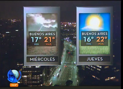 Lluvias fuertes por la mañana y mejorando a la tarde; máxima de 21 grados