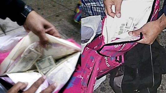 Desbarataron una banda que ingresaba al país dólares falsos ocultos en cambiadores de bebé