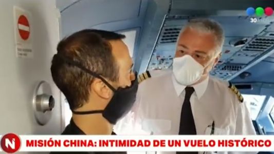 Cómo es por dentro el avión que parte a China a buscar de insumos hospitalarios