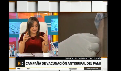 "El poder está en vos": campaña de vacunación antigripal del PAMI