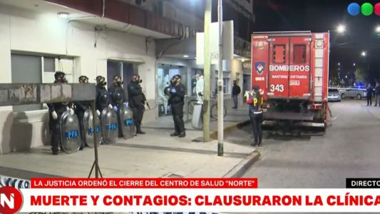 Mega operativo para trasladar a los pacientes de la clínica clausurada por Arroyo Salgado