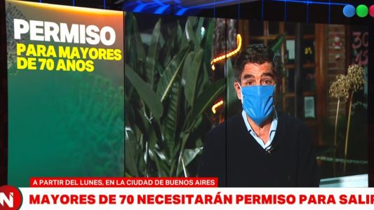 Permiso a mayores de 70 años para poder salir: "Se están exponiendo"