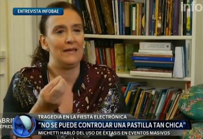 Michetti: "No se puede controlar una pastilla tan chica"