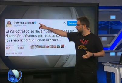El tuit falso de Gabriela Michetti