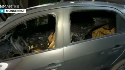 Tres autos fueron incendiados en Monserrat