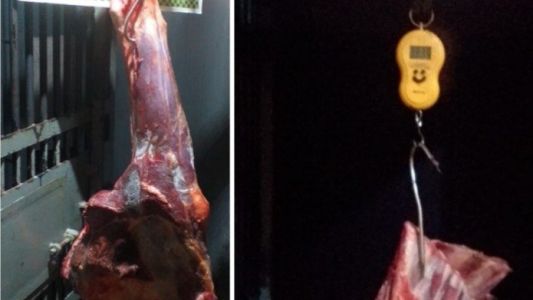 Pringles: le encuentran 25 kilos de carne de caballo en el baúl del auto