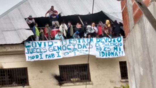 Protesta de presos en la cárcel de Devoto