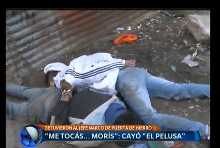 Cayó "Pelusa", jefe narco de  "Puerta de Hierro"