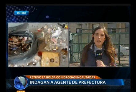Indagan al agente de prefectura que retuvo la bolsa con drogas encautadas
