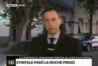 Time Warp: Stinfale pasó la noche detenido