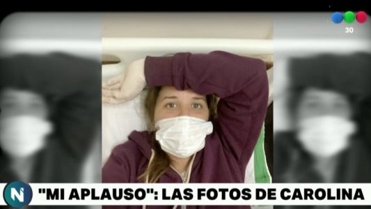 Carolina es fotógrafa, venció al coronavirus y retrató sus días en internación