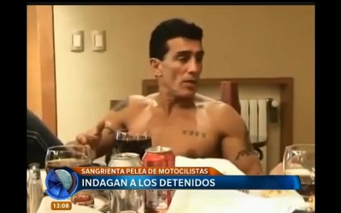 Indagan a los detenidos tras la sangrienta pelea de motociclistas