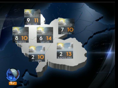 Miércoles frío con máxima de 14 grados