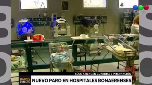 Otro paro de 72 horas en hospitales bonaerenses