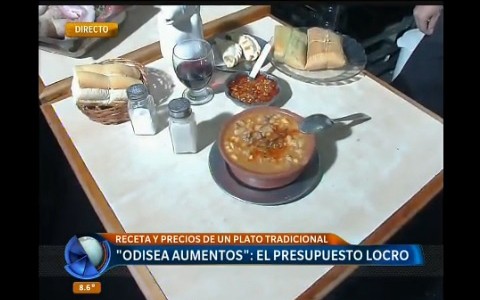 "Odisea aumentos": el presupuesto locro