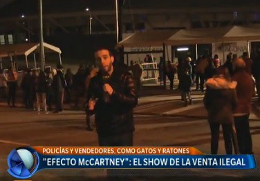 Efecto McCartney: el show de la venta ilegal