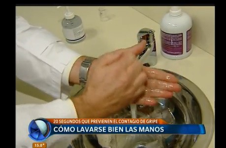 Cómo lavarse bien las manos para prevenir la gripe A
