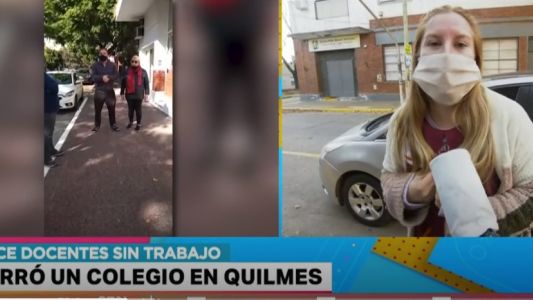 En plena pandemia, cerró un colegio en Quilmes: "Privan a los alumnos de la escolaridad"