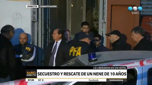 Secuestro y rescate de un nene de 10 años
