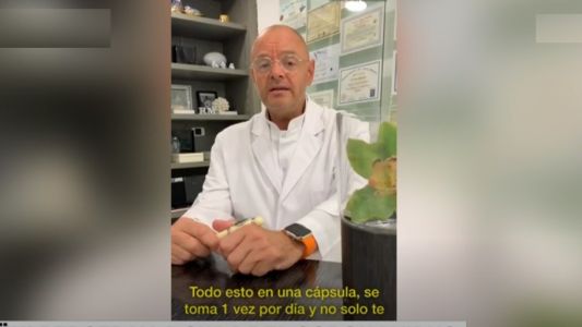 Así promocionaba el esteticista Mühlberger su tratamiento contra el coronavirus