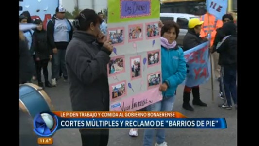 Cortes múltiples y reclamos de "Barrios de Pie"