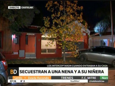 Secuestraron a una nena con su niñera y las liberaron tras cobrar el rescate