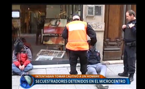Detuvieron a secuestradores en el microcentro porteño
