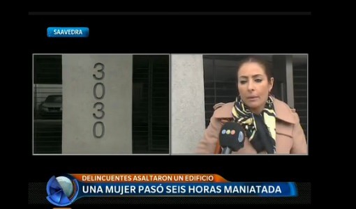 Ladrones ingresaron a un edificio, tomaron de la rehén a la encargada y le robaron a una propietaria