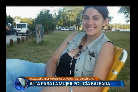 Alta para la mujer policía baleada
