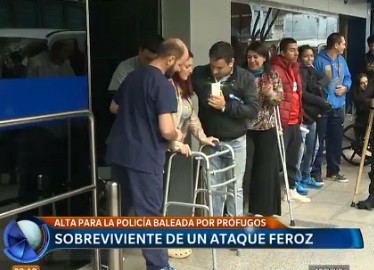 Una mujer sobreviviente de un ataque feroz