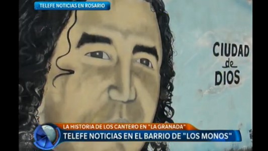 Telefe Noticias en el barrio de "Los Monos"