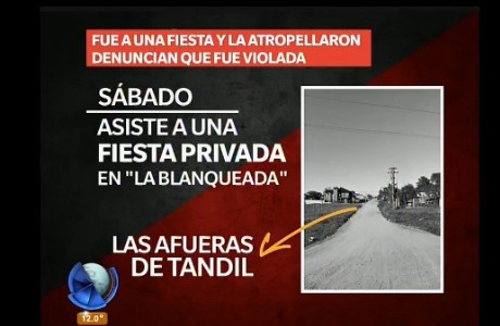 Infografía: denuncian que la violaron y atropellaron a una joven