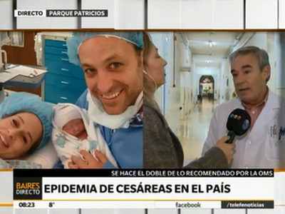 Alerta de la OMS: "Epidemia" de cesáreas