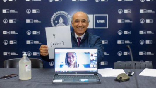 Desde Tasmania: se recibió de abogada con un examen virtual ante el intendente y un docente