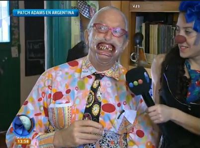 Patch Adams, el médico de las sonrisas, regresó al país por una causa solidaria