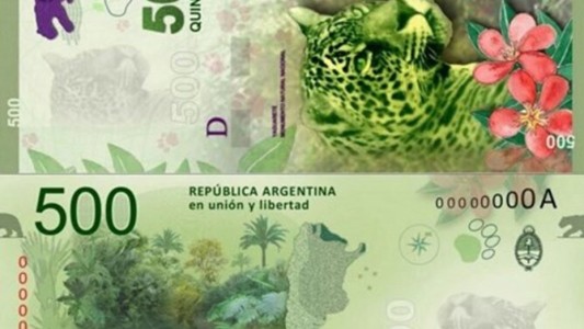 Mañana empieza a circular el billete de 500 pesos